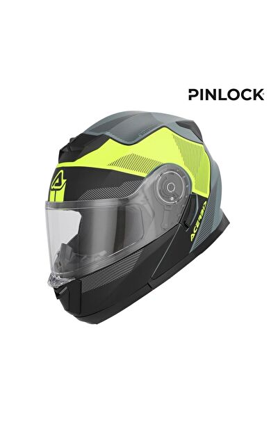 Acerbis Serel 22-06 Kask Siyah Sarı