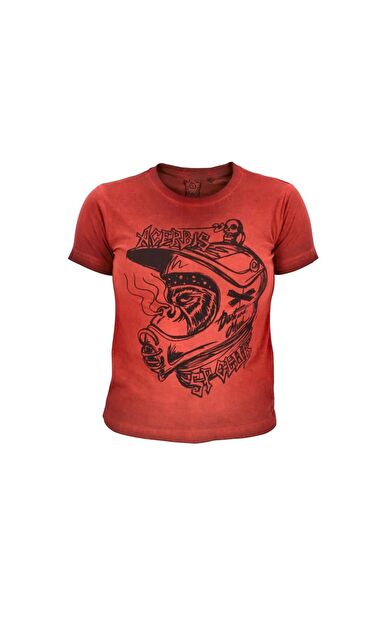 Acerbis Sp Club Monkey Çocuk T-Shırt Kırmızı