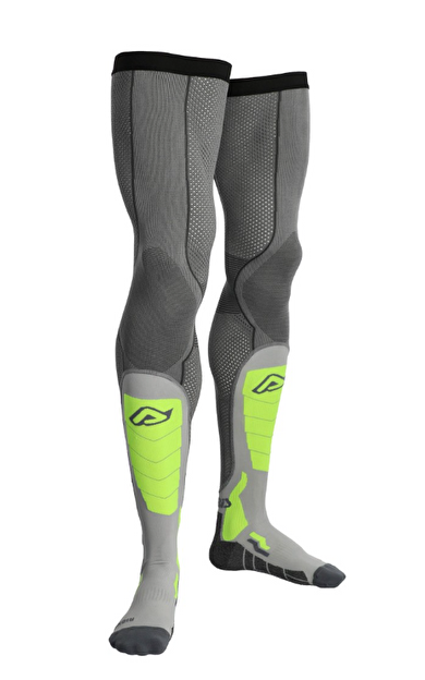 Acerbis X-Leg Vented Pro Çorap Gri Sarı
