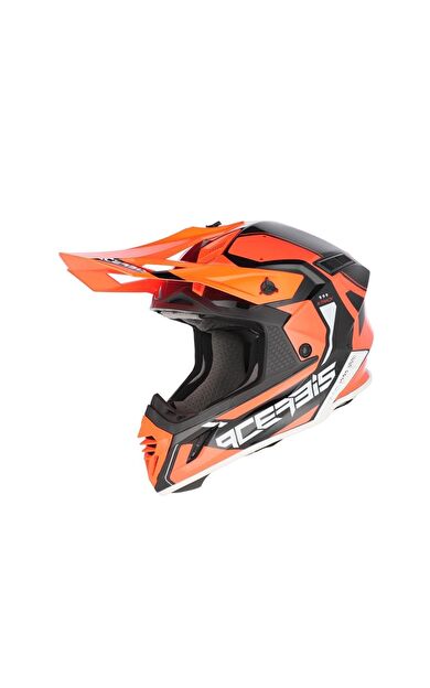 Acerbis X-Track 22-06 Kask Turuncu Siyah
