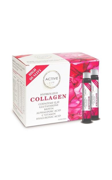 Active Life Kollagen İçeren Takviye Edici Gıda 14x40ml Flakon