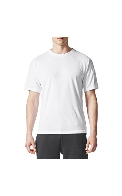 adidas Erkek Tişörtü Spor Beyaz Ce9552 Zne Tee 2 Wool
