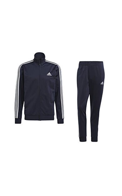 adidas M 3S Tr Tt Ts Erkek Günlük Eşofman Takımı GK9658 Lacivert