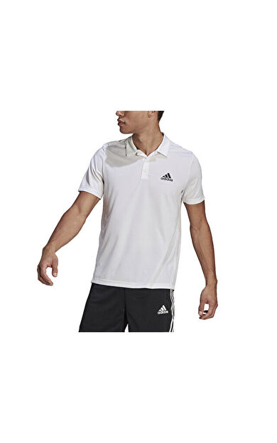 adidas Erkek Antrenman Polo Tişört M Pl Ps GM2154 Beyaz
