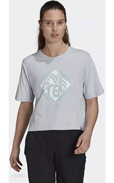 Adidas GM8726 W 5.10 Gfx Tee Kadın Spor Tişört