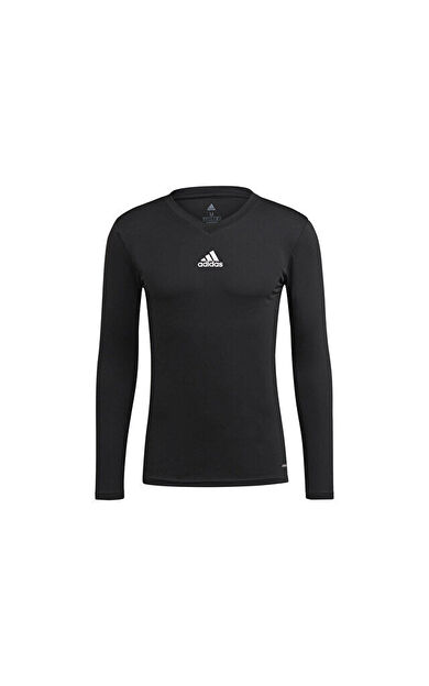 adidas Team Base Tee Erkek Futbol Uzın Kollu Antrenman Tişörtü GN5677 Siyah