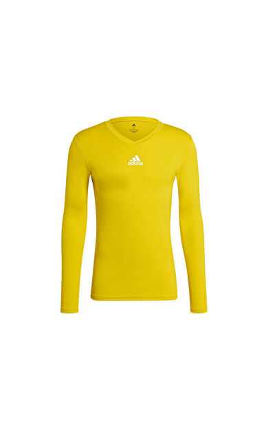 Adidas TEAM BASE TEE Erkek Futbol Antrenman Uzun Kollu Tişört GN7506 Sarı