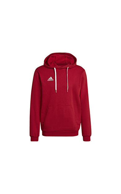 adidas Entrada 22 Sweat Hoodie Erkek Futbol Sweatshirts H57514 Kırmızı