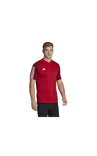 adidas Tiro 23 Competition Jersey Erkek Futbol Antrenman Forması HE5661 Kırmızı