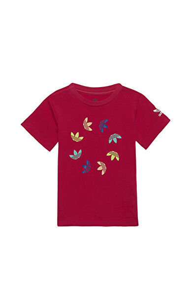 adidas Tee Çocuk Günlük Tişört HE6845 Pembe