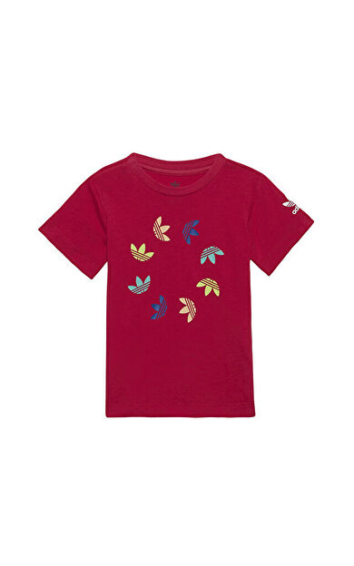 adidas Tee Çocuk Günlük Tişört HE6845 Pembe