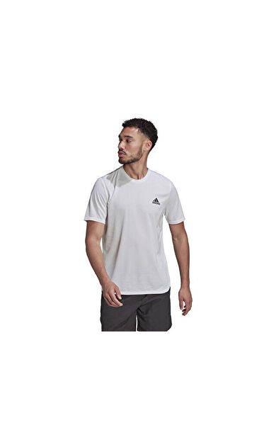 adidas D4M Tee Erkek Antrenman Tişörtü HF7215 Beyaz