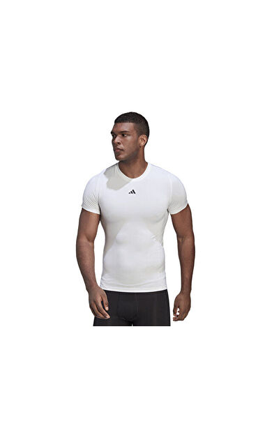 adidas Tf Tee Erkek Antrenman Tişörtü HK2335 Beyaz