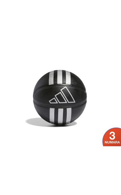 adidas 3S Rubber Mini Basketbol Topu HM4972 Siyah