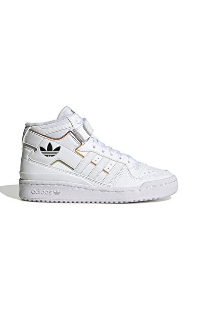 adidas Forum Mid J Genç Günlük Ayakkabı HQ6844 Beyaz