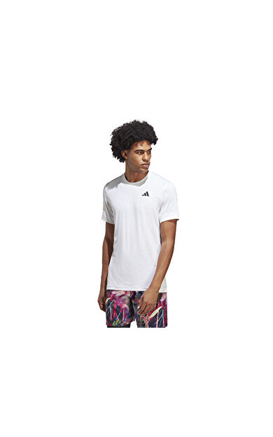 adidas T Freelift Tee Erkek Tenis Tişörtü HR6484 Beyaz