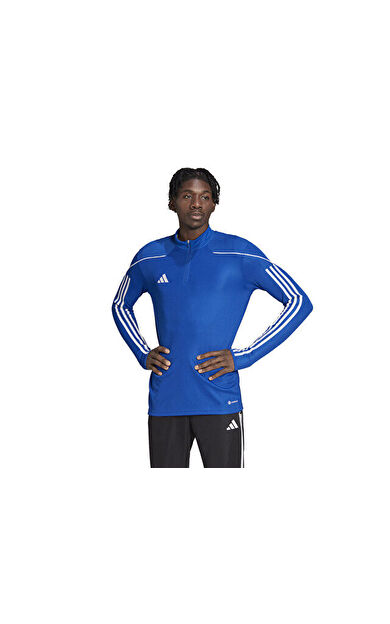 adidas Tıro23 L Tr Top Erkek Futbol Antrenman Üstü HS0328 Mavi