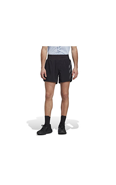 adidas Agr Short Erkek Koşu Şortu HT9395 Siyah