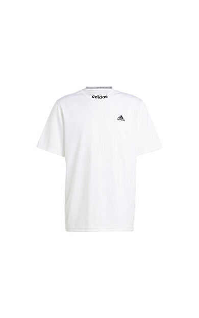 adidas Bl Mesh T Q3 Erkek Günlük Tişört HY1285 Beyaz