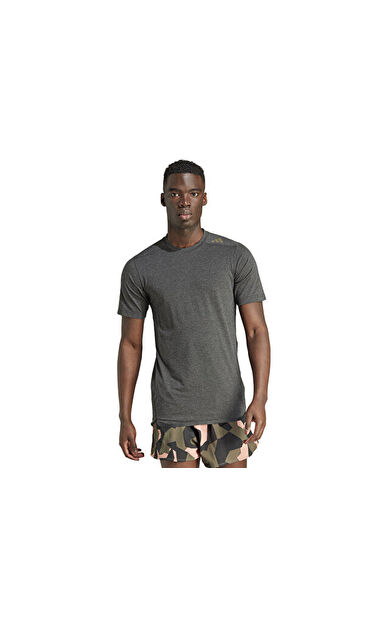 adidas D4T Ps Tee Erkek Antrenman Tişörtü HY3795 Gri