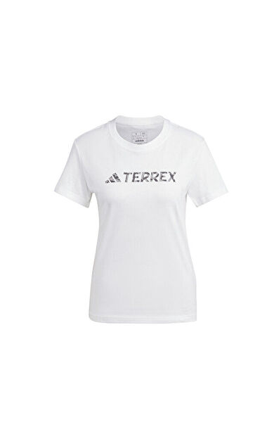 adidas W Logo Tee Kadın Günlük Tişört HZ1391 Beyaz