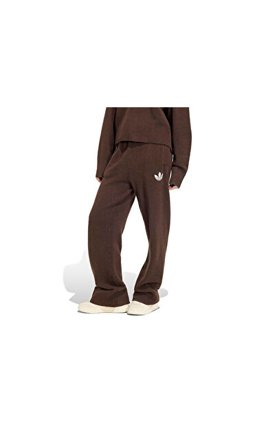 Adidas ESSENTIALS KNIT PANT Kadın Günlük Eşofman Altı IA4437 Kahverengi