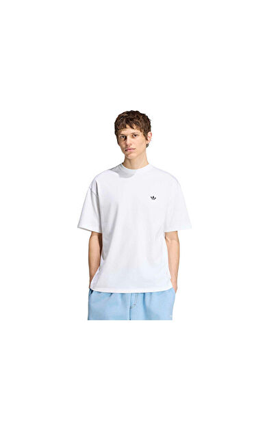 Adidas TREFOIL ESSENTIALS LOOSE TEE Erkek Günlük Tişört IA7534 Beyaz