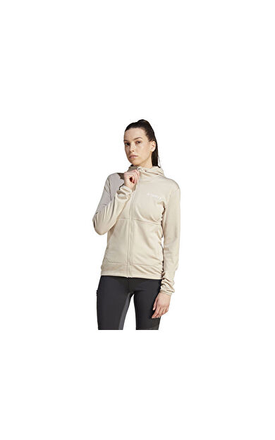 adidas W Xpr Lt Fl H J Kadın Outdoor Ceketi IB1820 Krem
