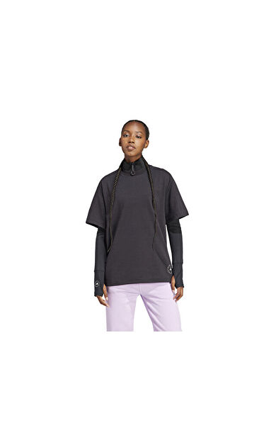 adidas Asmc Logo Tee Kadın Antrenman Tişörtü IB6854 Siyah