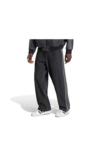 Adidas SST DENIM JEANS MID-RISE STRAIGHT LEG Erkek Günlük Pantolon IB6947 Siyah