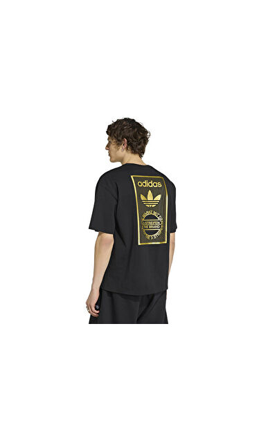 Adidas VARSITY GOLD TL Erkek Günlük Tişört IB7076 Siyah