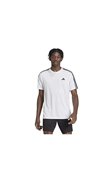 adidas Tr-Es Base 3S T Erkek Günlük Tişört IB8151 Beyaz