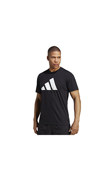adidas Tr-Es Fr Logo T Erkek Antrenman Tişörtü IB8273 Siyah