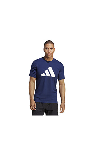 adidas Tr-Es Fr Logo T Erkek Antrenman Tişörtü IB8275 Lacivert