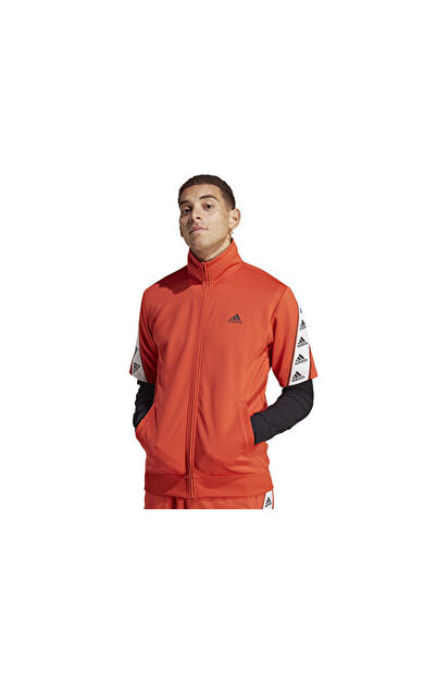 adidas M Short Ts Tt Erkek Günlük Kısa Kollu Ceket IB8414 Turuncu
