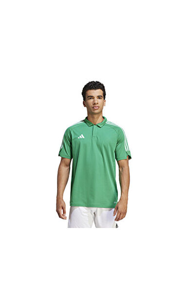 adidas Tiro23 L Polo Erkek Futbol Polo Yaka Tişört IC7861 Yeşil