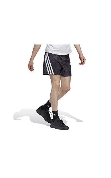 adidas M Fi Aop Sho Erkek Günlük Şort IC8252 Siyah