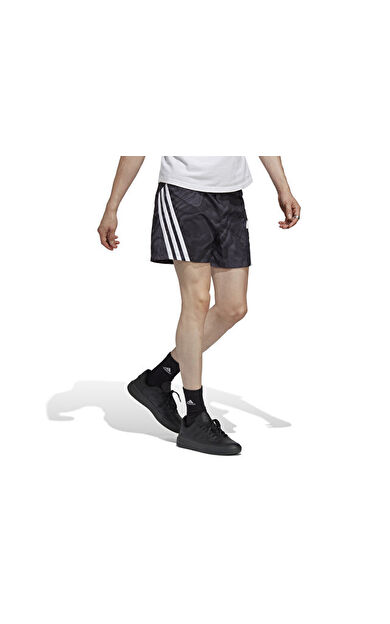 adidas M Fi Aop Sho Erkek Günlük Şort IC8252 Siyah