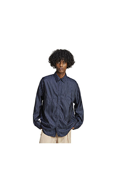 adidas City Ls Shirt Erkek Günlük Tişört IC8406 Lacivert
