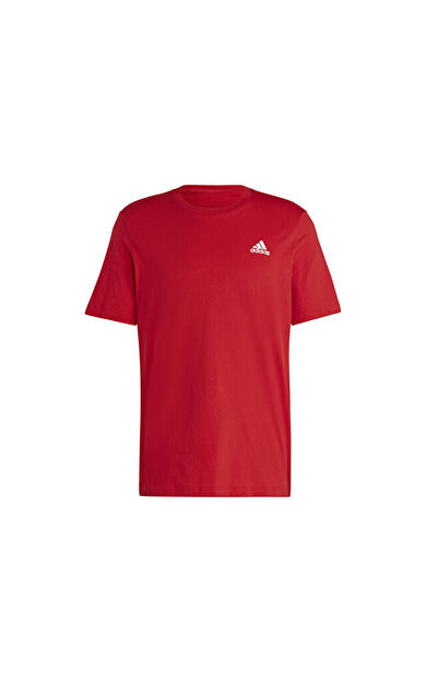 adidas M Sl Sj T Erkek Günlük Tişört IC9290 Kırmızı