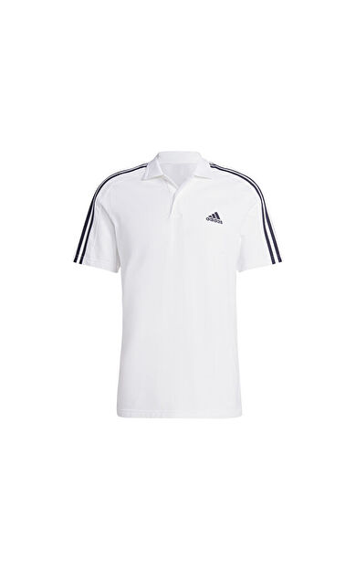 adidas M 3S Pq Ps Erkek Günlük Polo Tişört IC9312 Beyaz