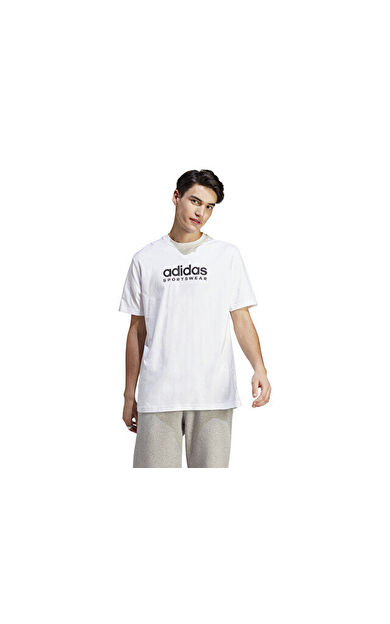 adidas M All Szn G T Erkek Günlük Tişört IC9821 Beyaz