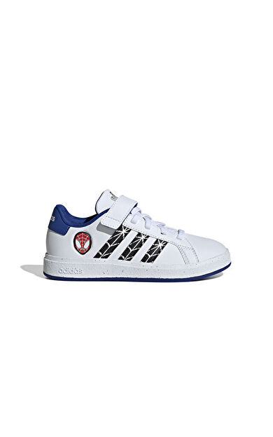 adidas Grand Court Spider-Man El K Çocuk Günlük Ayakkabı IF0925 Beyaz