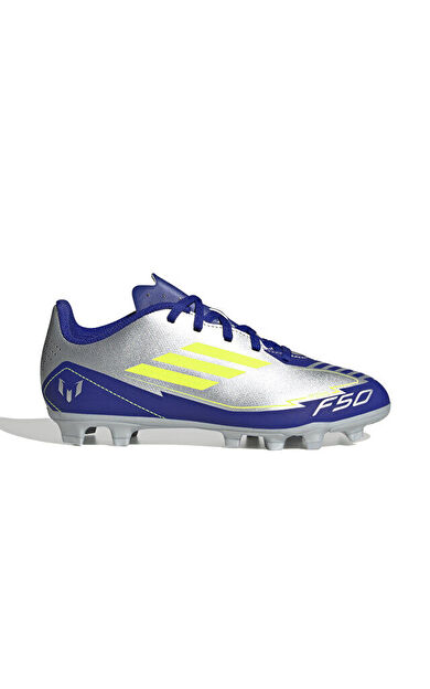 adidas  F50 Club Fg/Mg J Messi Çocuk Çim Zemin Kramponu IH0926 Gri