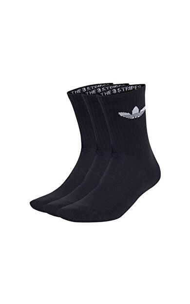 Adidas Tr Crew S 3P Çorap (3 Çift) IJ5613 Siyah