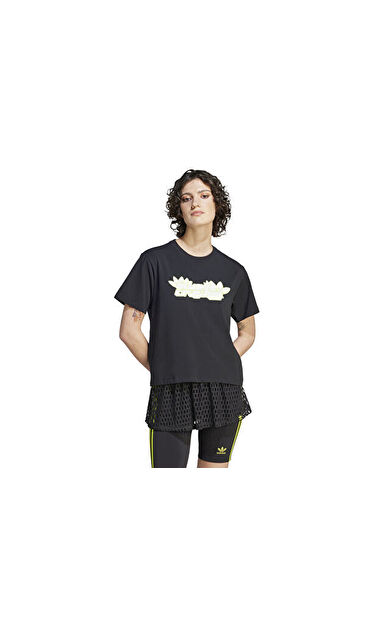 adidas Regular Tee Kadın Günlük Tişört IK0496 Siyah