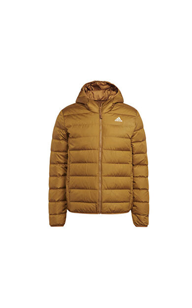 adidas Ess L D H J Erkek Kuş Tüyü Dolgulu Su Tutmaz Mont IK3223 Kahverengi
