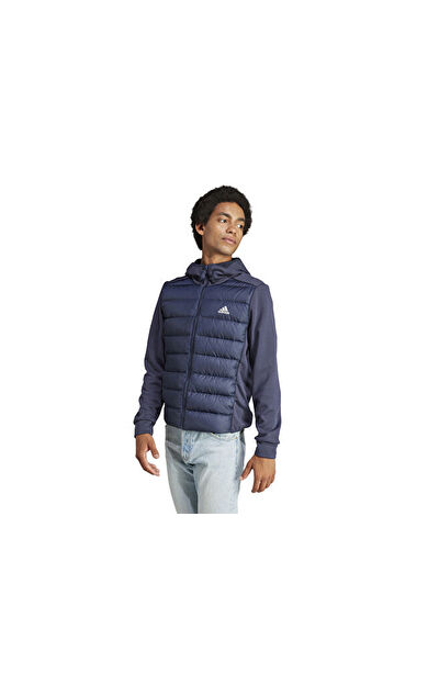adidas Ess Dwn Hyb J Erkek Outdoor Ceketi IK3224 Mavi