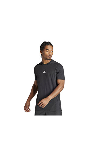 adidas D4T Tee Erkek Antrenman Tişörtü IK9725 Siyah