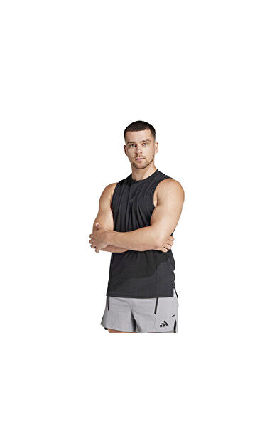 adidas D4T Tank Erkek Antrenman Atleti IK9726 Siyah